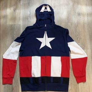 Marvel Avengers Captain America Hoodie Sweatshirt